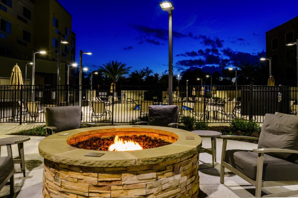 LC Courtyard Fire Pit _ Patio
